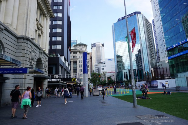 Queen Street view from Britomart Transport Centre