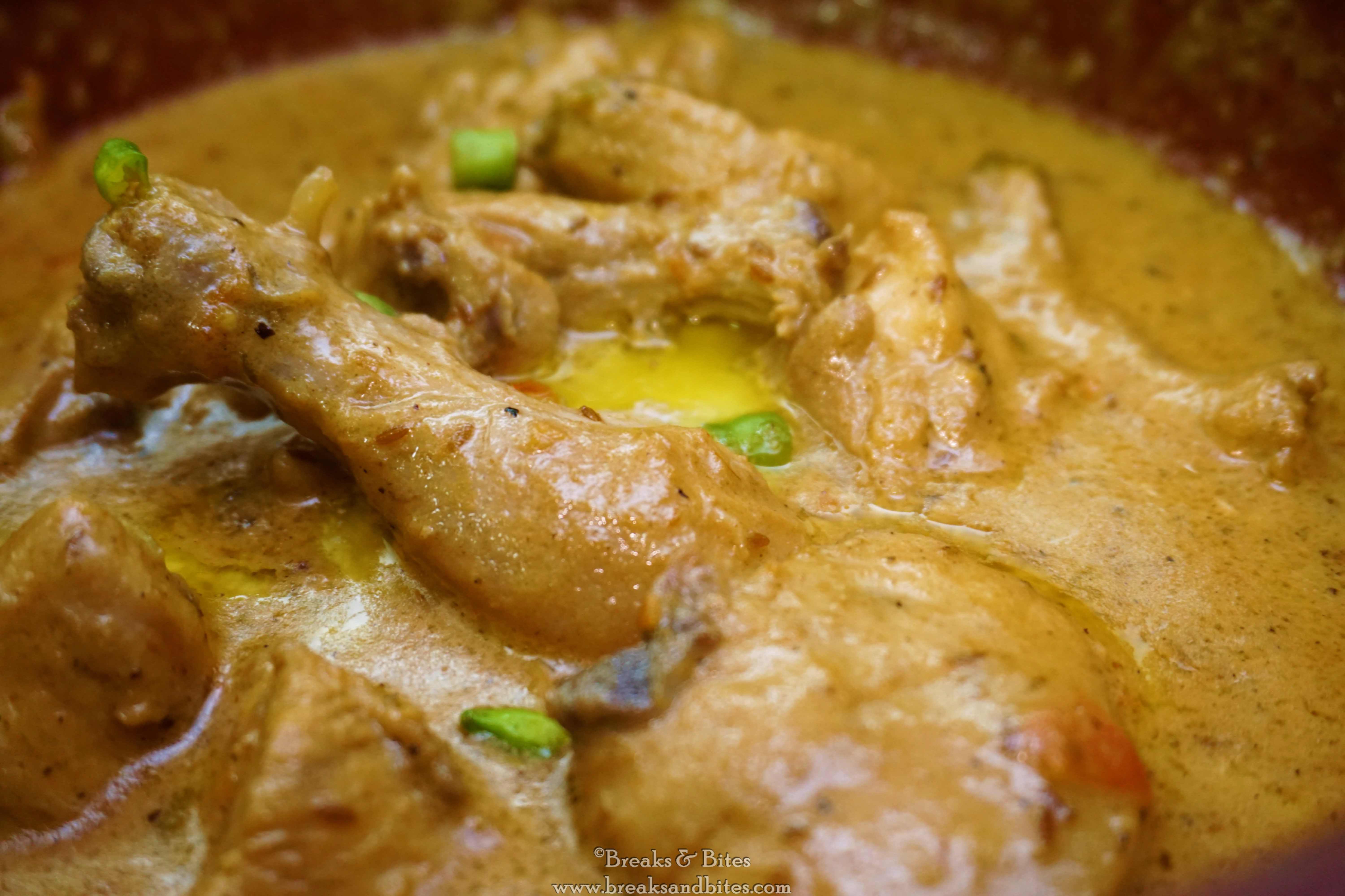 Easy Peasy Creamy & Cheesy Chicken Handi – Breaks & Bites